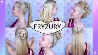 POMYSŁY NA FRYZURY NA STUDNIÓWKĘ, KARNAWAŁ, WESELE