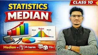 Statistics Median Class 10 | Median Formula & Questions | CBSE & UP Board 2025