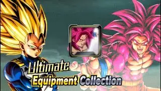 NEW LEGENDS LIMITED BLUE SS4 DAIMA GOKU & SUPER SAIYAN 3 VEGETA ULTIMATE EQUIPMENT: DB LEGENDS