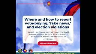 Where and how to report vote-buying, 'fake news,' and election violations