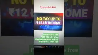 #trading #money #growth #viral #shorts #trending #nifty #stockmarket.  Tax benifit to middle class