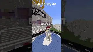 EHRLICHKEIT zahlt SICH aus AUF MEINEM MINECRAFT CITYBUILD SERVER  ❤️ #meloncity #minecraft  #shorts