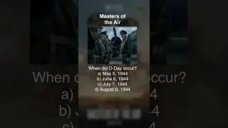 Masters of the Air - Apple Original Show - 7th Single Question #tvtrivia