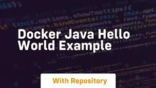 docker java hello world example