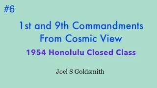 #6 1954 Honolulu Closed Class: 1st and 9th Commandments From Cosmic View - Goldsmith 