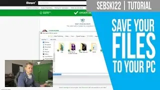 TUTORIAL | How to save Fiverr/Dropbox attachments to your PC