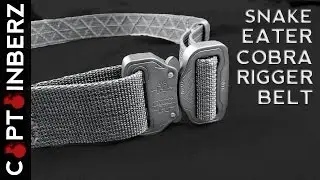 Snake Eater Tactical Cobra Riggers Belt (Calling Shotgun for EDC!)
