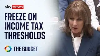 'I am asking everyone to make a contribution' - Chancellor defends income tax threshold freeze