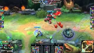 Jin Air GBM   Ahri vs Twisted Fate   KR LOL SoloQ Highlights