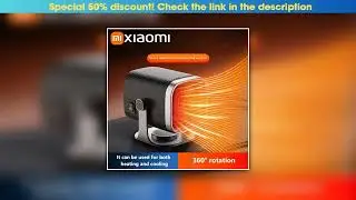 Exclusive Xiaomi Car Heater 12V/24V Electric Cooling Heating Fan Electric Heater Fan Windshield Def