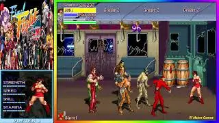 🎮 FINAL FIGHT LNS  + ARRANGED MOD 2.92  - 【OPENBOR】- 💥ISHI💥 MARATHON  -  MASSIVE MODE - FULLL GAME