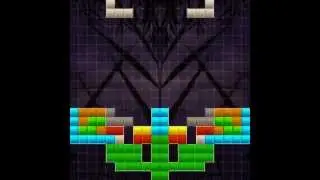 Tetris Pattern - Fire Flower