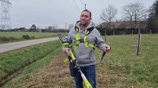 Débroussailleuse Ryobi 36V 🔋 Efficace ou pas ? Mon test sans filtre !