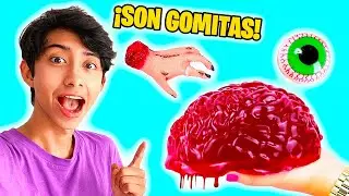 ¡PROBANDO DULCES DE HALLOWEEN! *ASQUEROSO