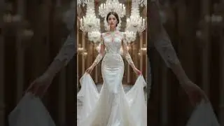 Classic White Couture Bride 🤍💍 #maisonvervelle #weddingdress #bridalfashion #gownandglow #wedding