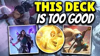 THE BEST DECK I have played this set - TARIC POPPY IS INSANE - Legends of Runeterra