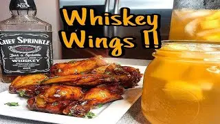 EASY Jack Daniel's Whiskey Wings!! (+ Whiskey Pineapple Punch Recipe!)