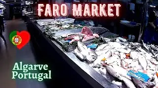 Faro Market Walk Algarve Portugal Street Food Travel Blog 🇵🇹🍗🐟🍓