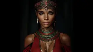 Nefari: Cleopatra Reimagined in Hyper-Real Digital Portrait