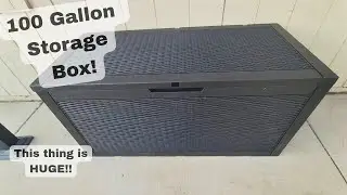 100 Gallon Outdoor Storage Box!
