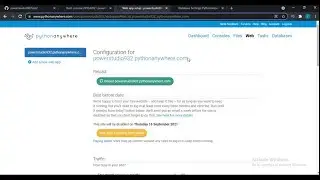 How to host django project on pythonanywhere server