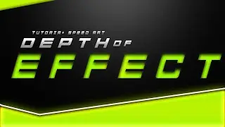 How To Make Depth Text Effect Photoshop Tutorial + (Speed Art)- By Yourvish