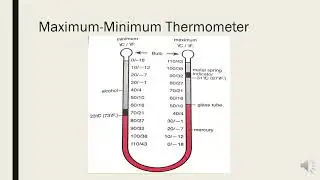 Measuring the Weather - Working of a Thermometer and a Barometer