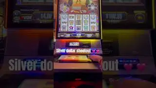Part 1 silver dollar shootout 🫶🏽 #slotmachine #slot #winstar #casino #gambling #viral #shorts #fyp