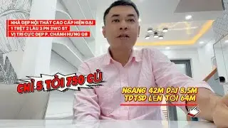 QUẬN 8 CHỢ BA Đ&Igrave;NH CẦU NGUYỄN TRI PHƯƠNG NH&Agrave; ĐẸP CAO CẤP CHỈ 5 TỎI 750 CỦ NGANG 4,2M 2 LẦU 3PN 3WC