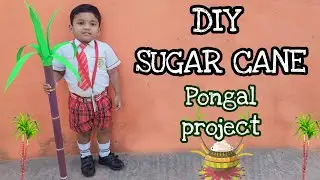 Diy sugarcane Pongal craft | pongal
