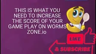 HOW TO INCREASE YOUR SCORE IN WORMS ZONE &bull; JUST CLICK SNAKE HOLDING A SPOON