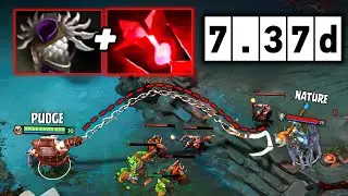 12Mins Blink Dagger Tanky Pudge with Bloodstone + Blade Mail Build 21Kills Dota 2