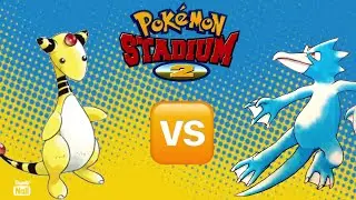 Pokemon Stadium 2 - Бесплатный бой №11 (Амфарос против Голдака)