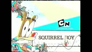 Cartoon Network Fall Up Next Squirrel Boy (Really Rare)
