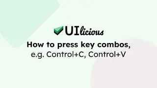 How to press key combos, for example to copy-paste text | UIlicious Test Automation Tutorial
