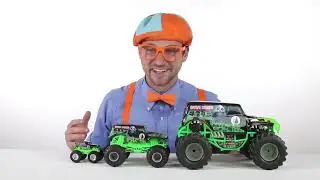 🚒 Videos for Kids | 1 Hour Compilation | Fire Trucks, Monster Trucks & Backhoe | Blippi