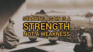 Starting again is a strength not a weakness | madoverwords