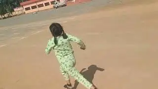 My daughter pragnanvitha running #run#sports#athlet#athletic#running#game#sports#sportgirl#sprint