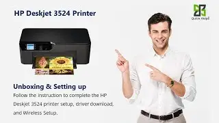 HP Deskjet 3524 printer setup | Unbox HP Deskjet 3524 printer | Wi-Fi setup