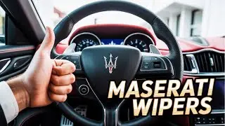 Maserati &ndash; How to Turn On/Off Windshield Wipers & Windshield Washer