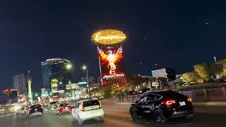 Driving the Las Vegas Strip before Tropicana Implodes #lasvegaslife #lasvegasstrip