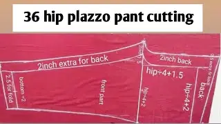 Very easy plazzo pant ki cutting ||plazzo cutting for beginners with easy methods 