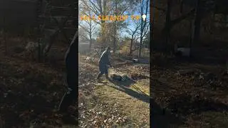 FALL CLEANUP TIP💡 #gardenerlife #garden #growfoodnotlawns #compost  #shorts #short #comedy #tips