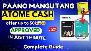 Paano mangutang sa atome cedric vlog channel