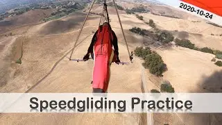 [4K] 2020-10-24 My Speed Gliding Practice at Ed R. Levin County Park