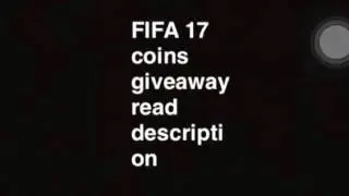 FIFA 17 coins giveaway