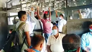 Lockdown Situation | Staff Special Local Train Journey | Gede Sealdah Local Onboard Journey