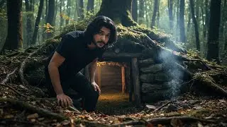 I Built a Hidden Underground Shelter From Scratch in the Woods (Epic Build) | Secret Shelter 