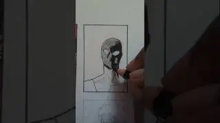 full mask mark drawing#art#invincible#comicart#shorts