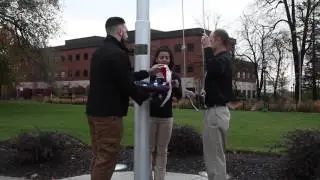 Veterans Day Flag Raising at Kutztown University